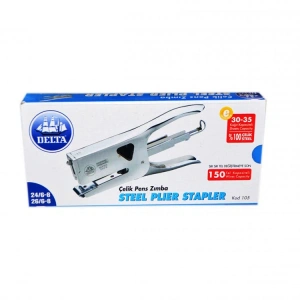DELTA 105 PENSE TİPİ TEL ZIMBA MAKİNASI ÇELİK NO:24/6