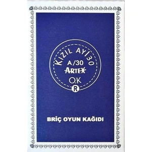 STAR EXT.KIZIL AY/ 30 ARTEX A/30 OYUN KAĞIDI 1 DESTE