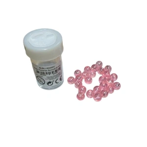 BU-BU BN0001 YUVARLAK BONCUK 8mm - RENKLİ  (TEKLİ)