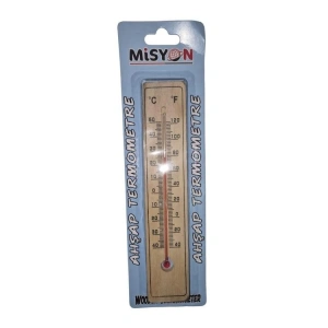 MİSYON MSY-127 AHŞAP KARTELA TERMOMETRE
