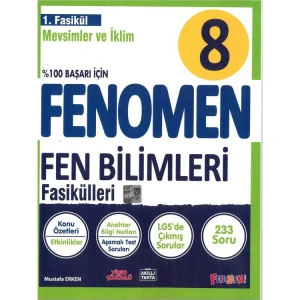 FENOMEN 8. SINIF  FEN BİLİMLERİ 1. FASİKÜL - MEVSİMLER VE İKLİM