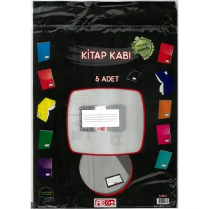 ABKA BANTLI HAZIR KİTAP KABI 5Lİ ŞEFFAF TEK PAKET
