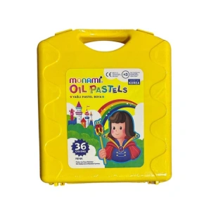 MONAMİ  OIL YAĞLI PASTEL BOYA PLASTİK ÇANTALI 36 LI (36 RENK) - 2140441053