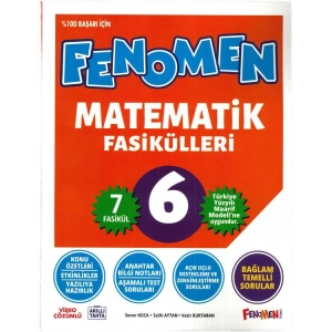FENOMEN 6. SINIF MATEMATİK FASİKÜL SETİ  7 FASİKÜL