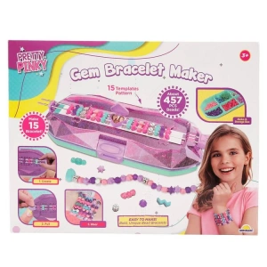 SUNMAN MBK-389 PRETTY PINKY GEM BRACELET MAKER- RENKLİ MÜCEVHER BİLEKLİK YAPIM SETİ  3+