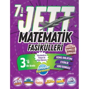ÜNLÜLER KARMASI 7. SINIF JETT MATEMATİK FASİKÜLLERİ
