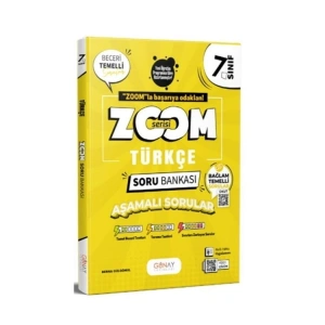GÜNAY 7. SINIF ZOOM SERİSİ TÜRKÇE SORU BANKASI