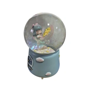 CEREN HDY0457 ORTA BOY HEDİYELİK MÜZİKLİ IŞIKLI ETRAFINDA DÖNEBİLEN KAR ATAN KAR KÜRESİ (PİLLİ) TAKE ME TO THE DREAM