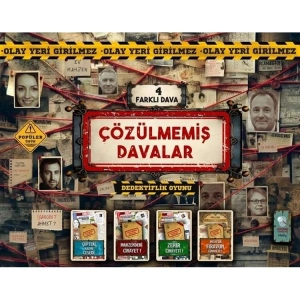MOLFY ÇÖZÜLMEMİŞ DAVALAR DEDEKTİFLİK OYUNU 4 FARKLI DAVA KUTULU SET : 1