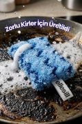 Scrub Pro Bulaşık Süngeri Mavi Renk - 12x7x3 cm