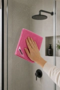 Crystal Pembe Cam Bezi 40x40 cm - (1 Adet)