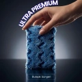 İthal Ultrafiber Bulaşık Süngeri Scrub Pro Mavi Renk Sünger 12x7x3 cm - 16g