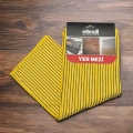 Ellesill Yer Bezi 40x40 cm Siyah Çizgili Mikrofiber Temizlik Bezi - FloorPro