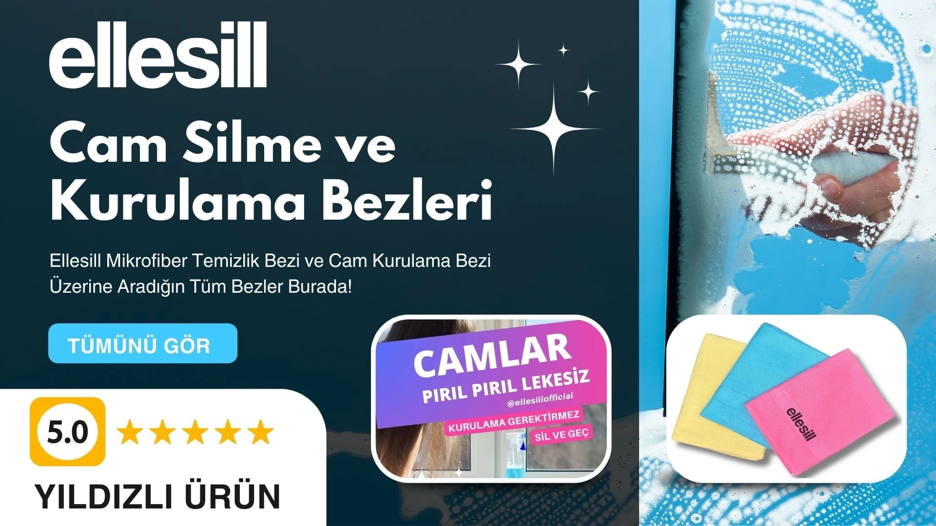 Cam Silme ve Kurulama Bezleri