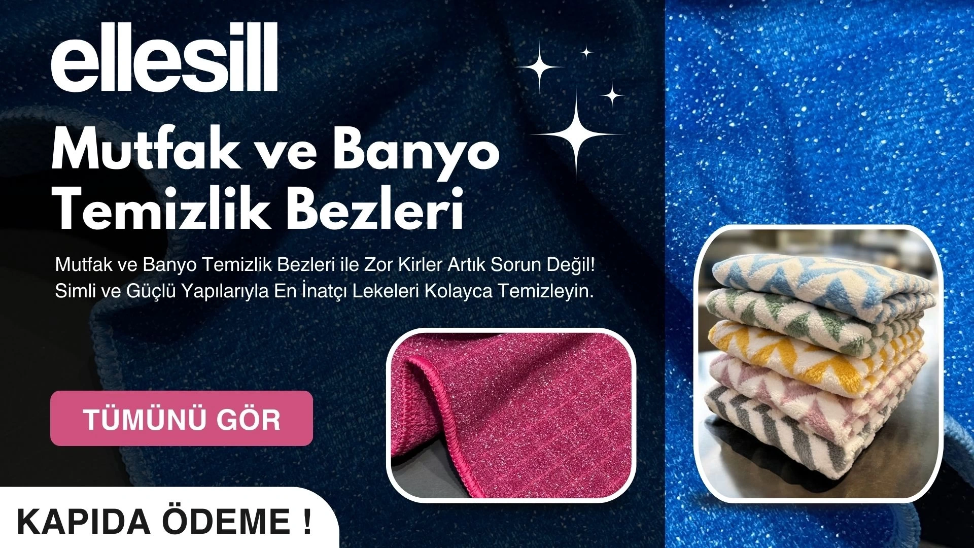 Mutfak ve Banyo Temizlik Bezleri