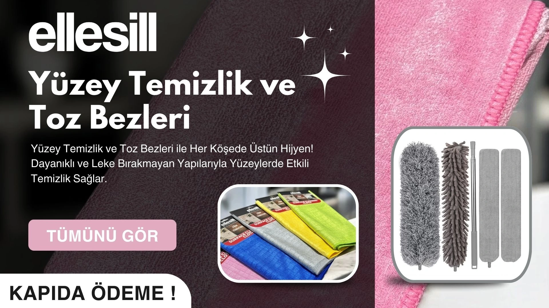 Yüzey Temizlik ve Toz Bezleri