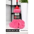 Ellesill Mikrofiber Mop Bezi Pembe Renk | Yedek Mop Ucu