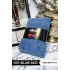 Ellesill Mikrofiber Yer Silme Bezi 50x70 cm Mavi Renk - (1 Adet)