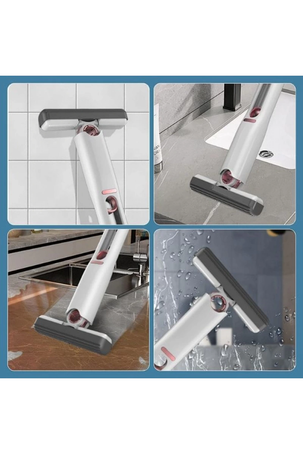 Ellesill Taşınabilir Mini Çekpas - Yumuşak Uçlu Islak Kuru Temizlik Aparatı