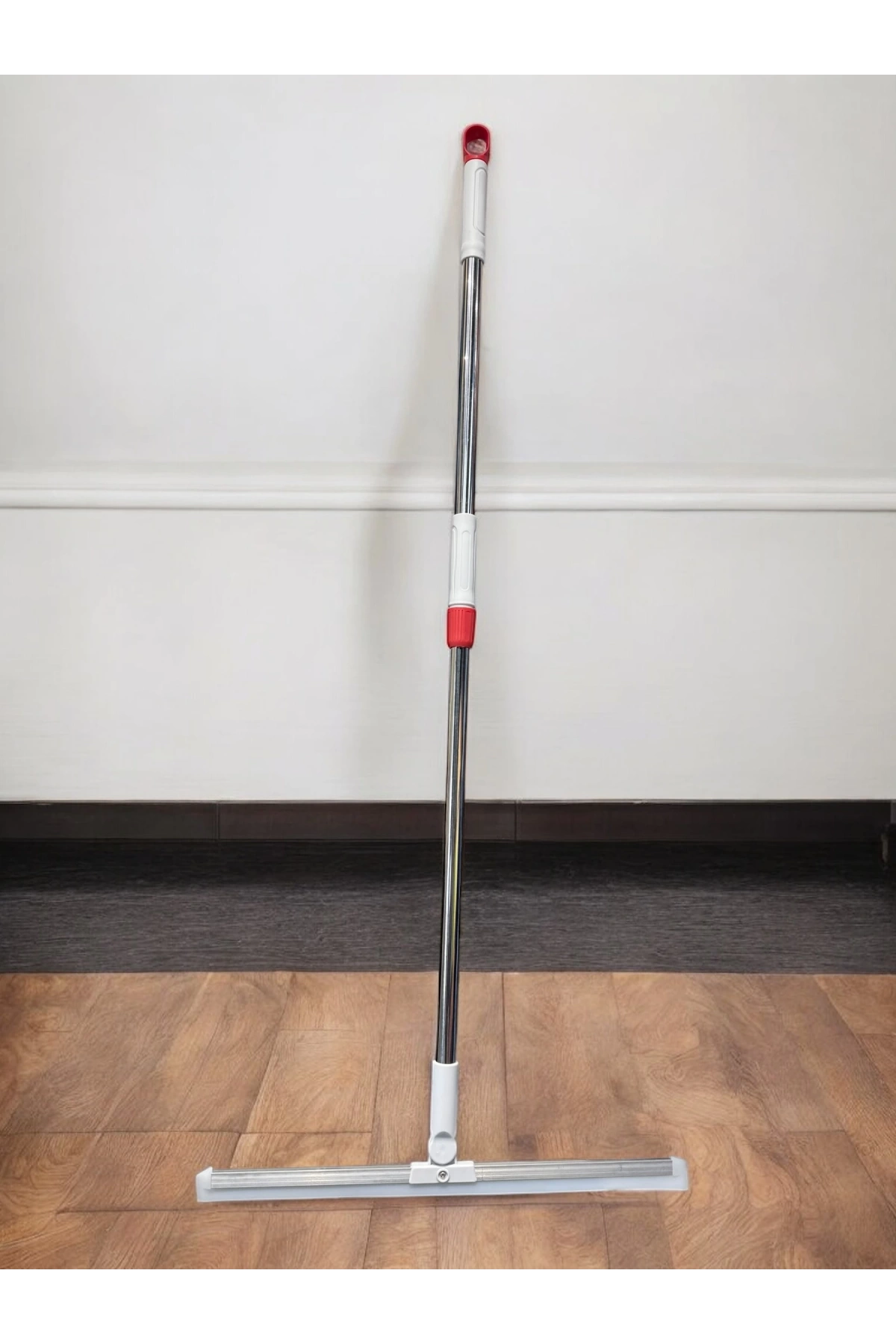 İthal 360° Oynar Başlı Teleskopik Çekçek Silikon Uçlu Cam Sileceği ve Yer Temizleme Çekçeği