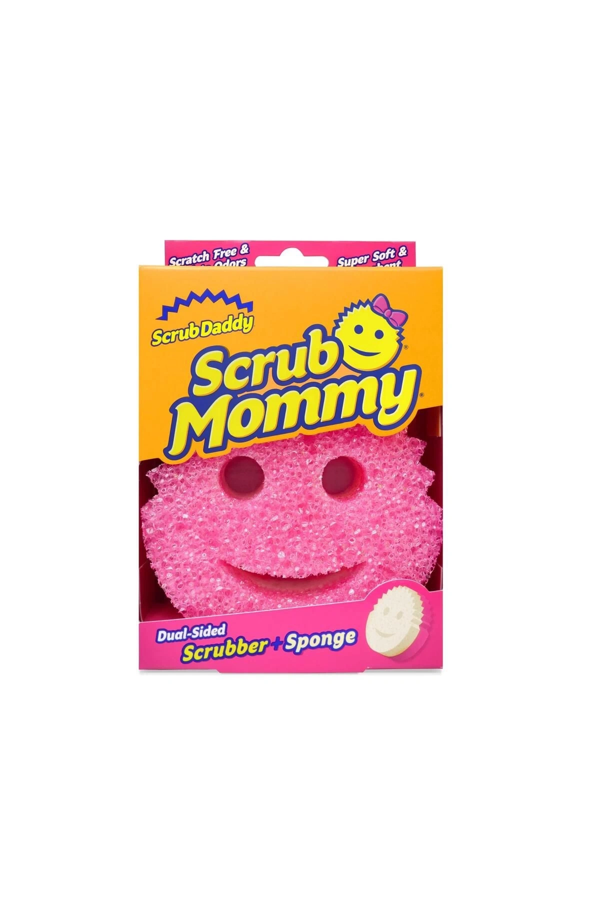 Scrub Mommy Çift Yüzeyli Temizlik Süngeri - Isıya Duyarlı Esnek Temizlik Süngeri