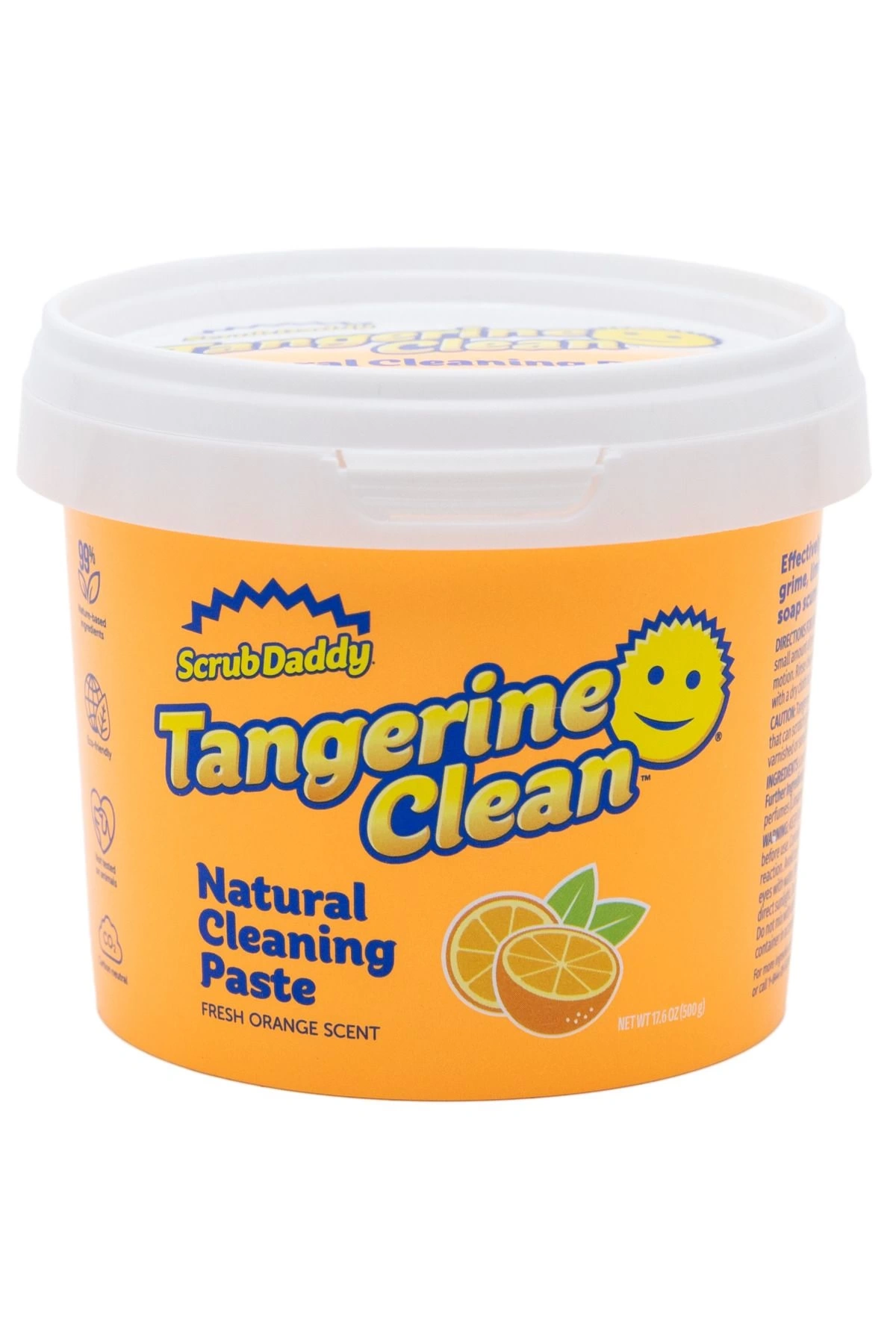Scrub Daddy Tangerine Clean Doğal Temizleme Macunu - Portakal Kokulu Güçlü Temizleyici