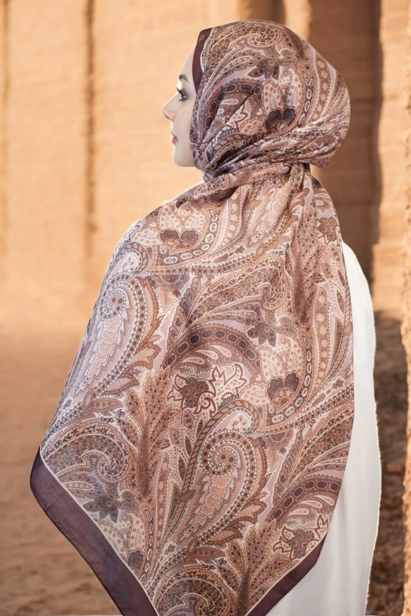 Mostar Model Retro Desen Şal - 7