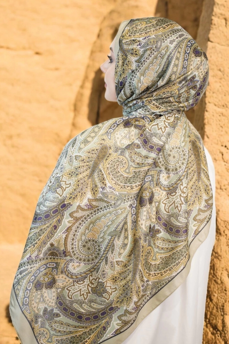 Mostar Model Retro Desen Şal - 5