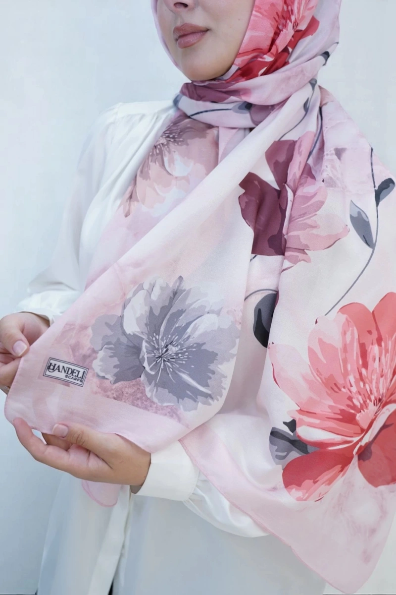 Bahar Model Retro Desen Retro Şal - 14