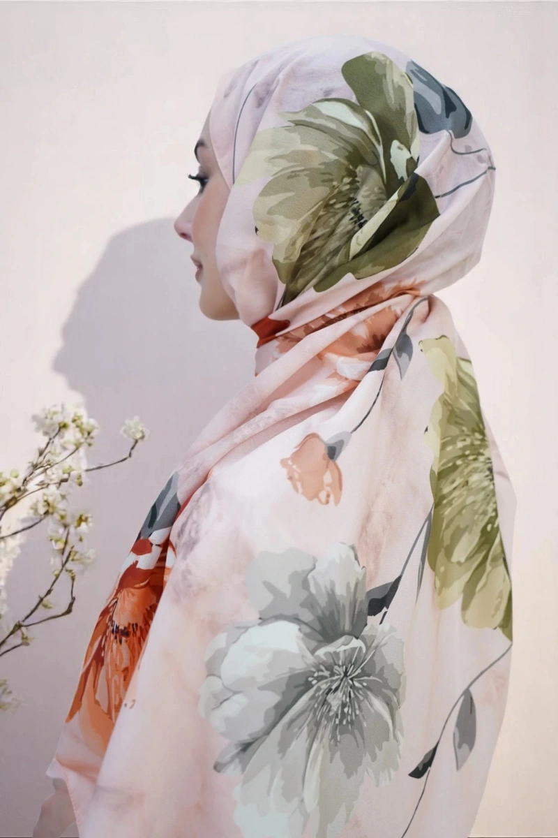 Bahar Model Retro Desen Retro Şal - 7