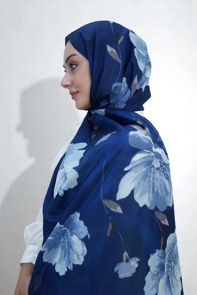 Bahar Model Retro Desen Retro Şal - 10