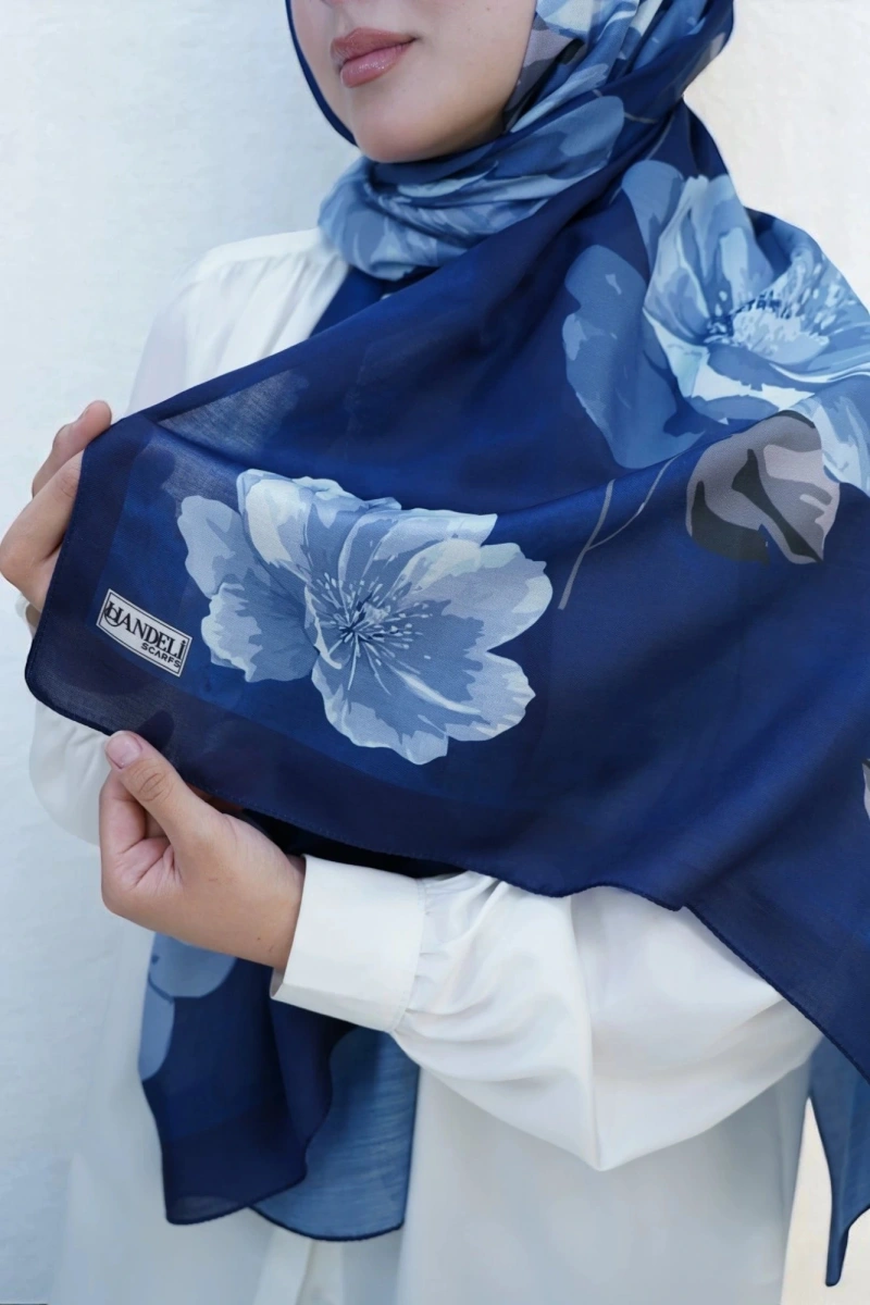 Bahar Model Retro Desen Retro Şal - 10