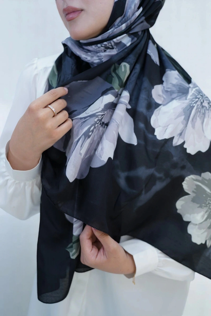 Bahar Model Retro Desen Retro Şal - 8