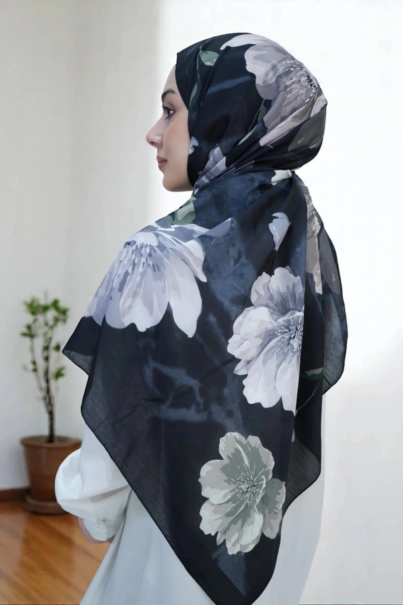 Bahar Model Retro Desen Retro Şal - 8