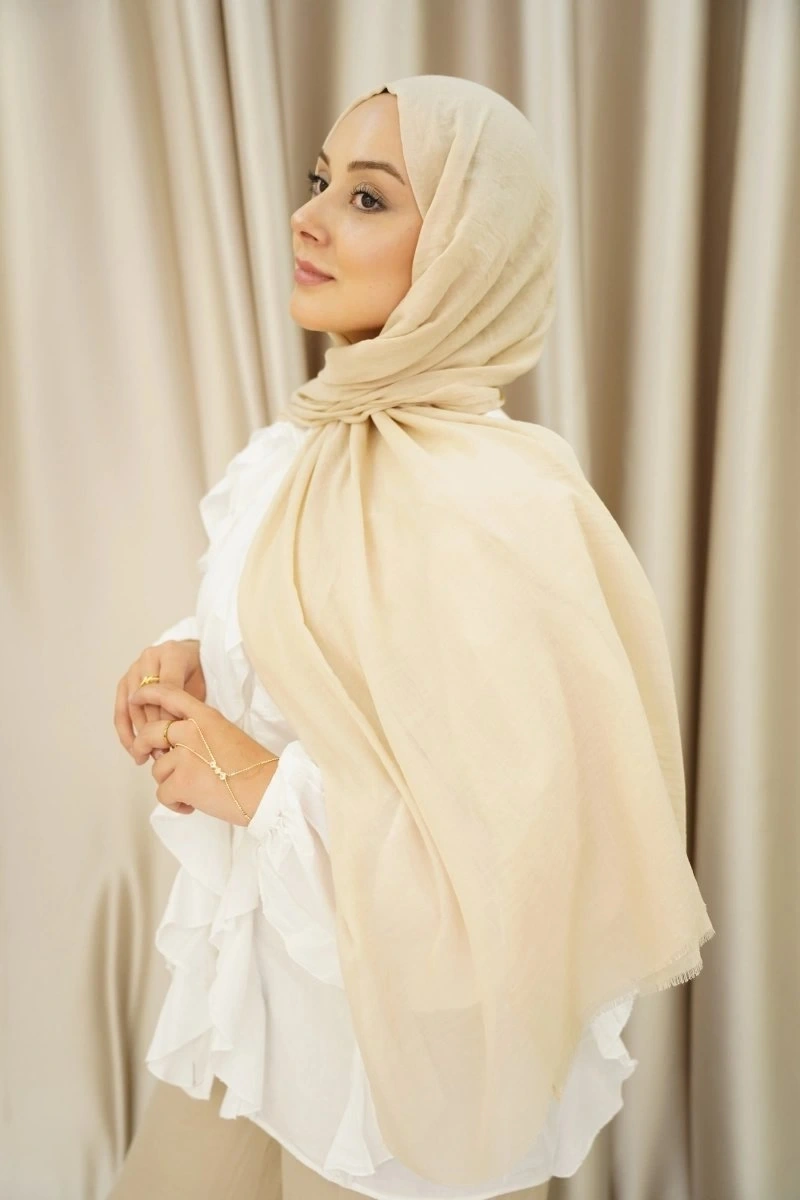 Hayal Şal Koleksiyonu - Krem