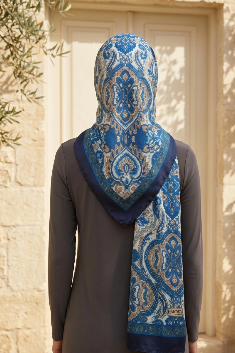 Avelin Model Retro Desen Şal Etnik - 12