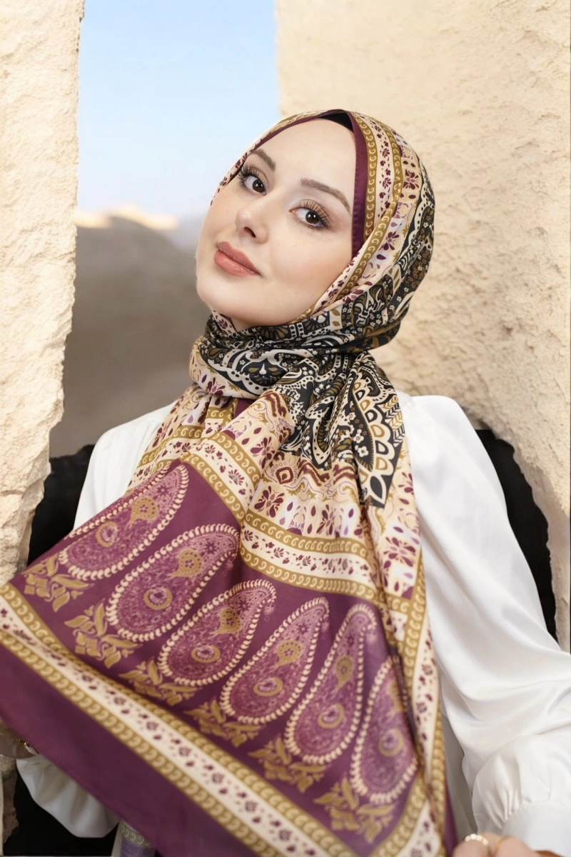 Atlas Model Retro Desen Şal - 1