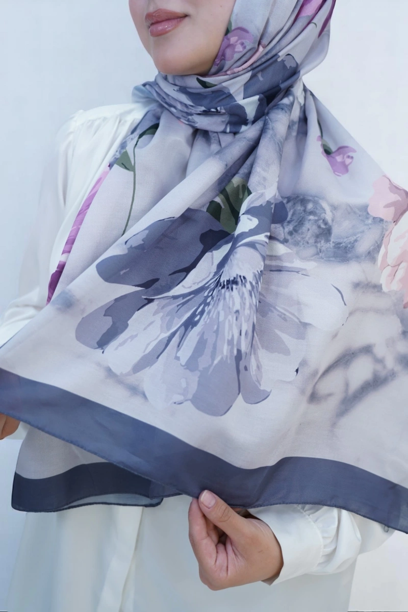 Bahar Model Retro Desen Retro Şal - 11