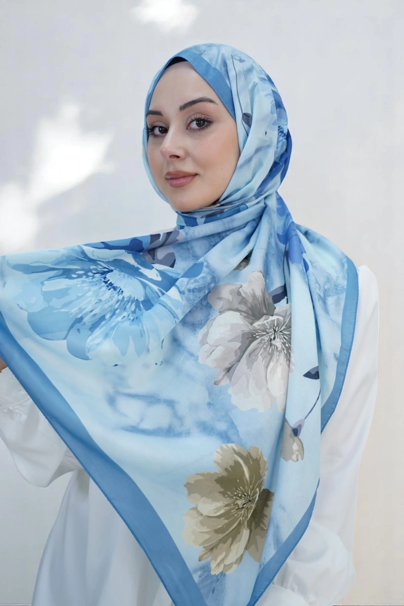 Bahar Model Retro Desen Retro Şal - 5