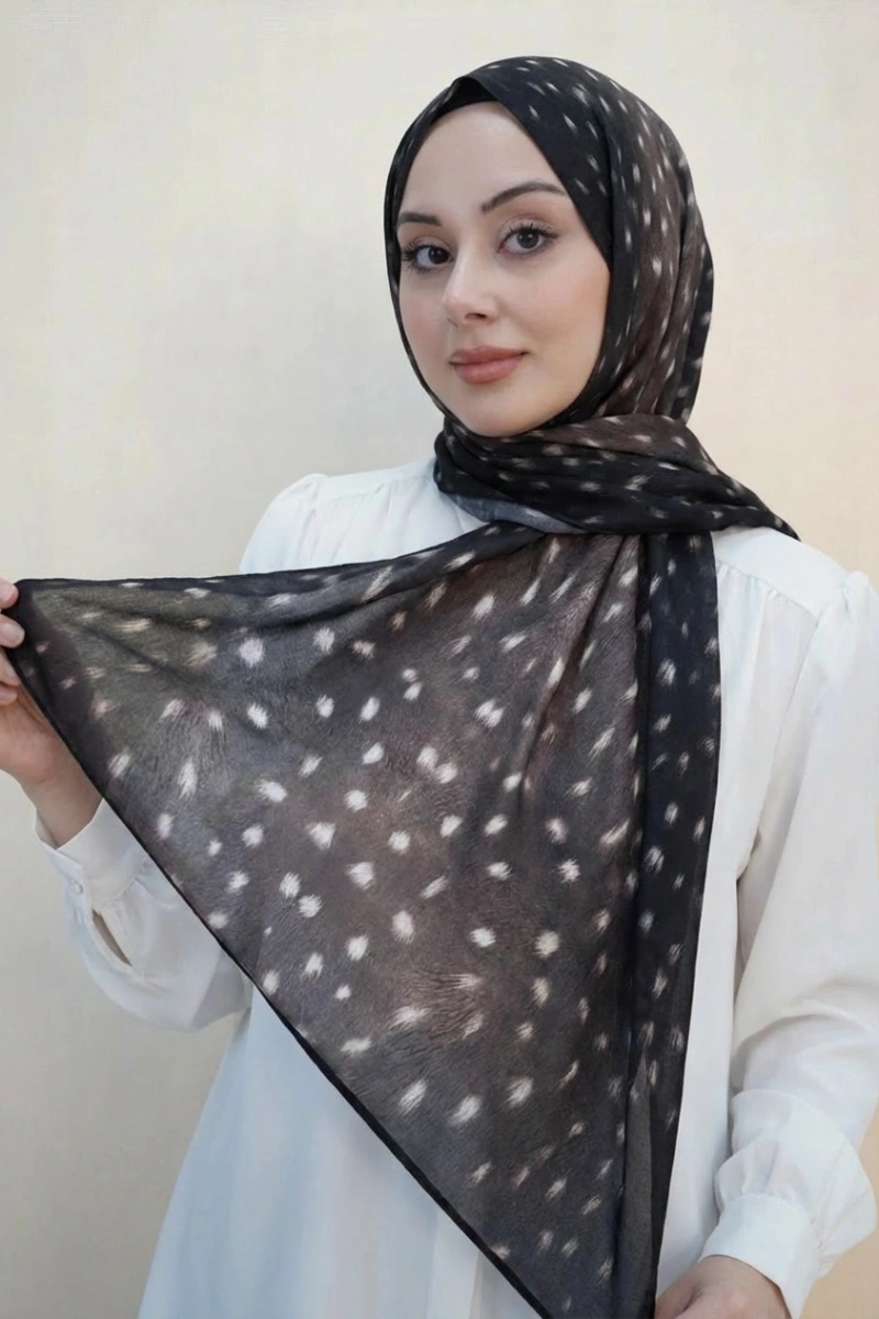 Bambi Model Ceylan Desen Şal - 1