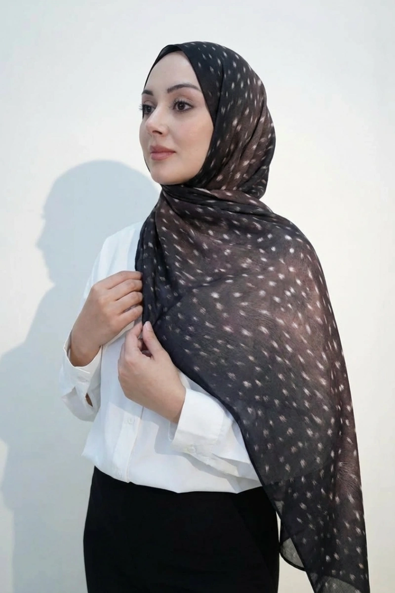 Bambi Model Ceylan Desen Şal - 1