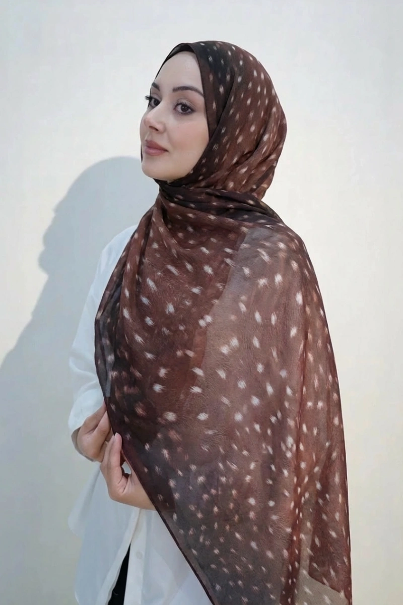 Bambi Model Ceylan Desen Şal - 3
