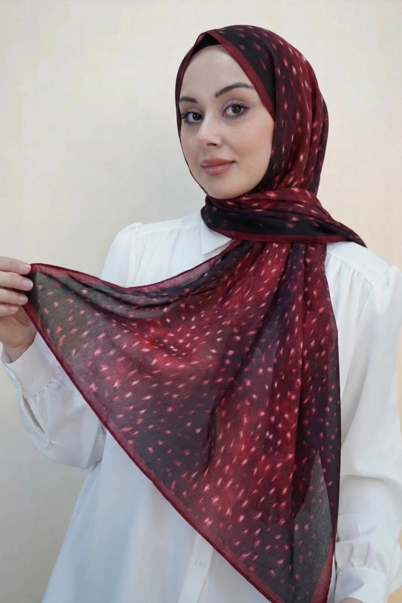 Bambi Model Ceylan Desen Şal - 5