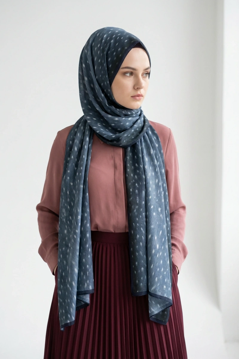 Bambi Model Ceylan Desen Şal - 6