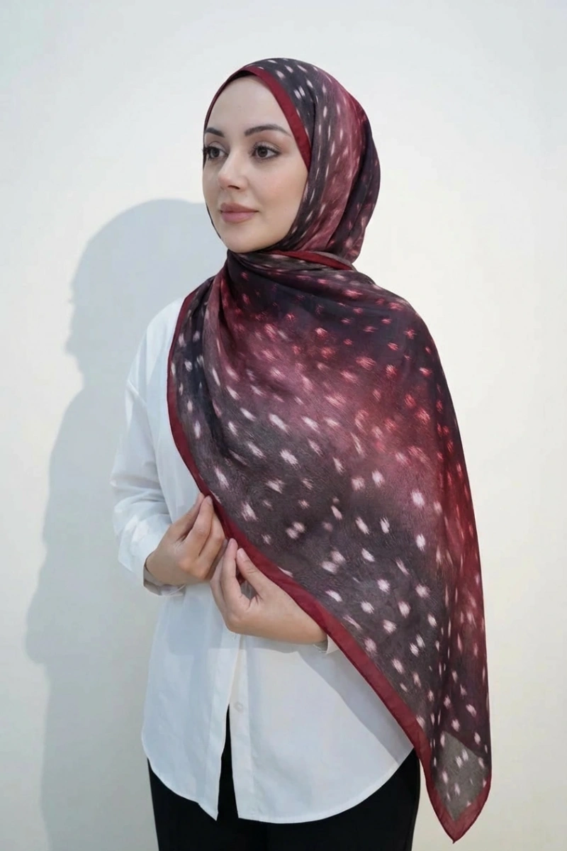 Bambi Model Ceylan Desen Şal Geçişli - 4