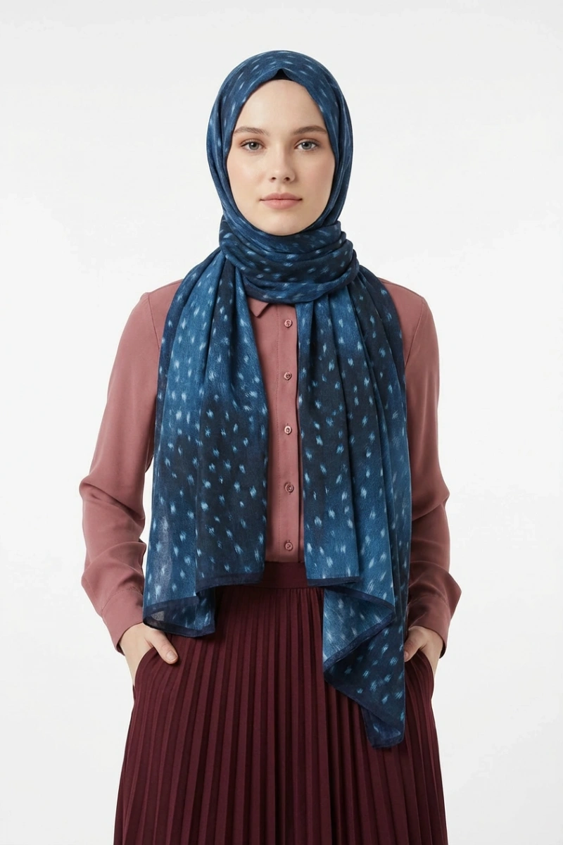 Bambi Model Ceylan Desen Şal Geçişli - 5