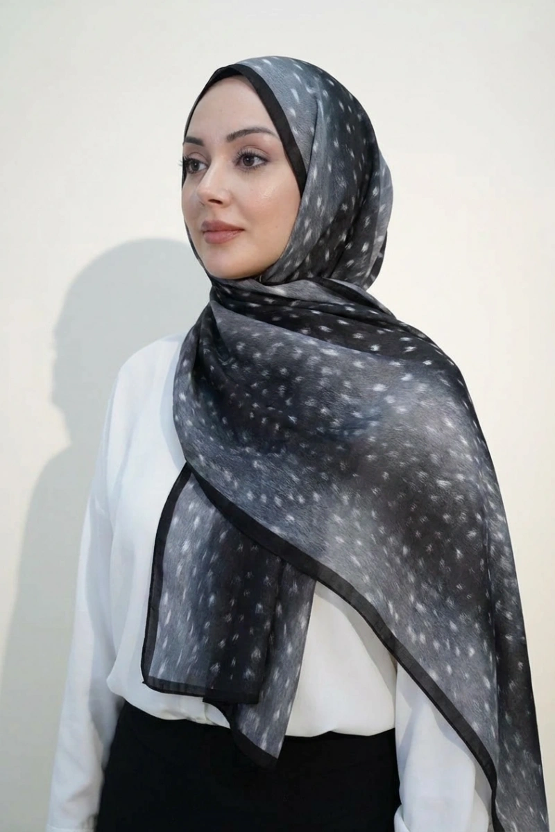 Bambi Model Ceylan Desen Şal Geçişli - 7