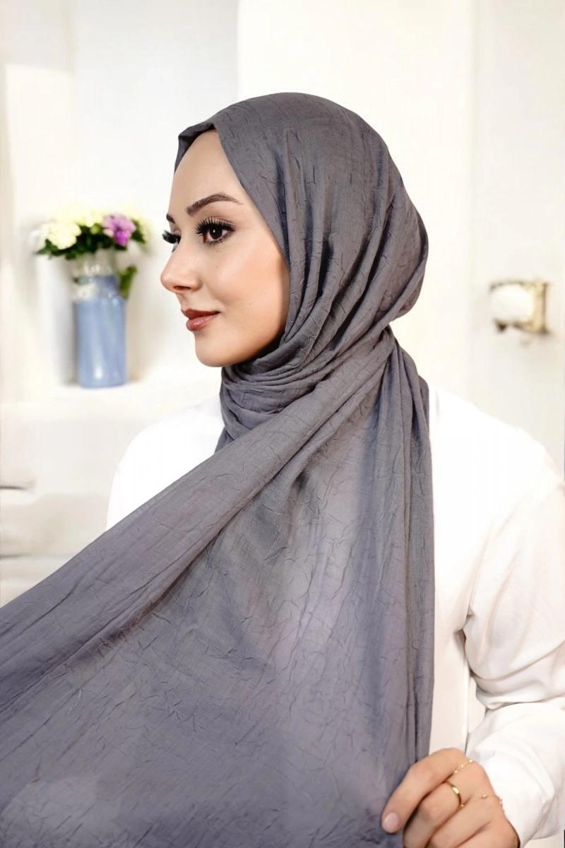 Bambu Şal - Antrasit