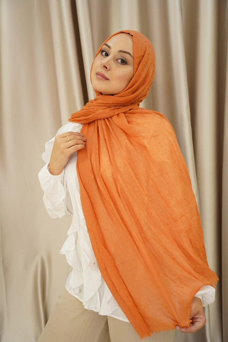 Bambu Şal - Turuncu