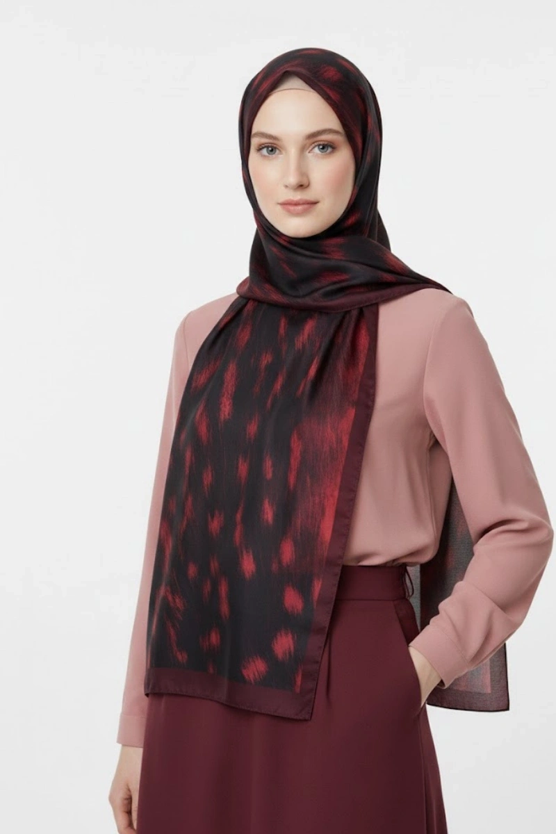 Ceylan Desen Şal Bambi Model - 3